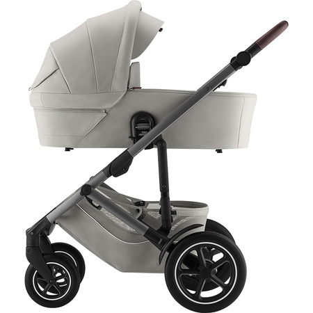 Britax Romer Smile 5Z Lux Linen Grey zestaw 4w1 z fotelikiem Baby-Safe Pro Linen Grey i bazą Vario 5Z