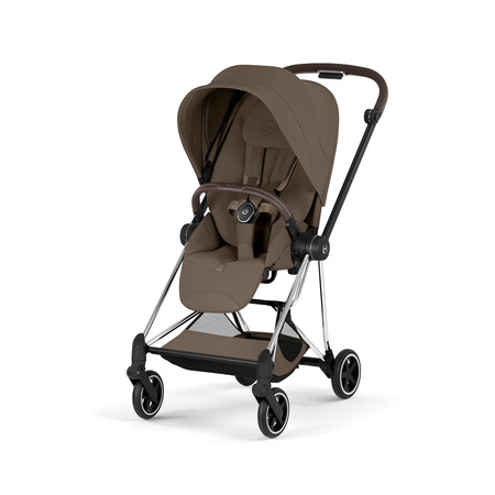 Cybex Mios 4.0 Style Chrome Brown Coconut Brown zestaw 3w1 z fotelikiem Cloud T i-Size