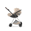 Cybex Mios 4.0 Style Chrome Brown Cozy Beige zestaw 3w1 z fotelikiem Cloud T i-Size