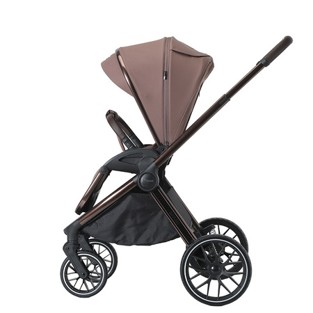 Adamex Spark Chocolate Truffle wózek 2w1 głęboko-spacerowy