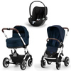 Cybex Talos S Lux Ocean Blue wózek 3w1 z fotelikiem Cybex Cloud T i-Size