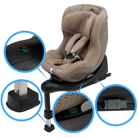 Maxi Cosi Mica 360 Plus Authentic Truffle fotelik samochodowy 61-105 cm