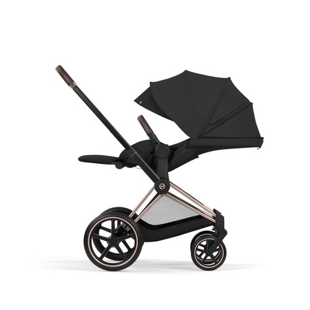 Cybex Priam 5.0 Comfort Rosegold Sepia Black wózek 2w1 głęboko-spacerowy