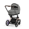 Cybex ePriam Rosegold Mirage Grey wózek 2w1 głęboko-spacerowy