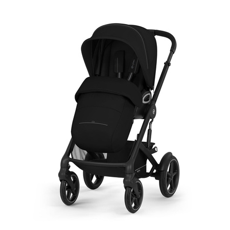Cybex Talos S Lux Moon Black wózek 4w1 głęboko-spacerowy z fotelikam Cloud G Plus i bazą G