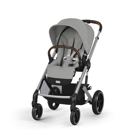 Cybex Balios S Lux 2.0 Stone Grey zestaw 4w1 z fotelikiem Cloud G Plus i Bazą G