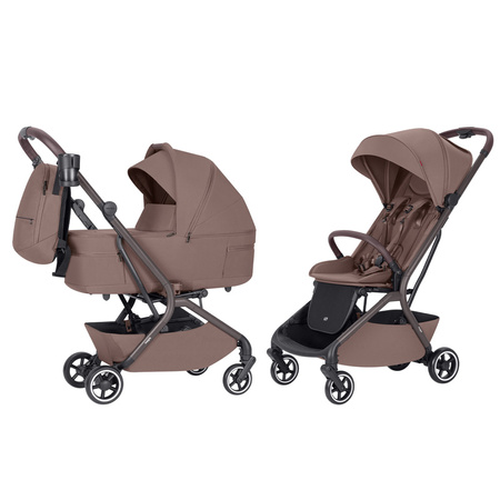 Carrello Magia CRL-6555 Glace Pink wózek 2w1 głęboko-spacerowy 