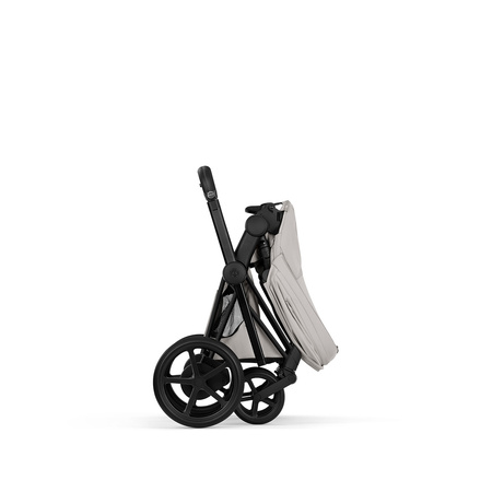 Cybex e-Priam 5.0 Matt Black City Grey zestaw 3w1 z fotelikiem Cloud T i-Size