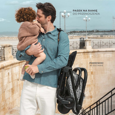 Kinderkraft Pilot 2 Bizuu Lunar Black wózek spacerowy