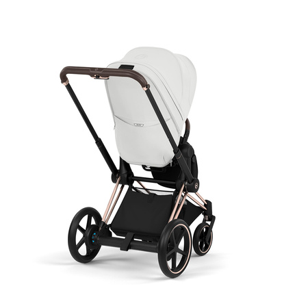 Cybex e-Priam 5.0 Rosegold Off White zestaw 3w1 z fotelikiem Cloud T i-Size