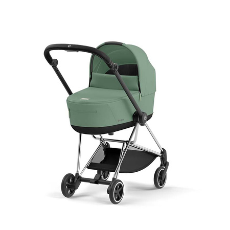 Cybex Mios Chrome Black Leaf Green wózek głęboki