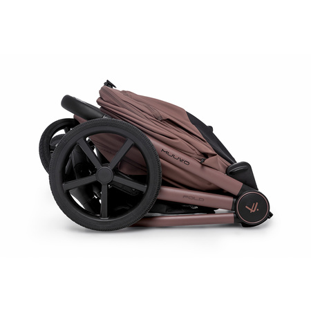 Muuvo Fold Cocoa wózek 2w1 (głęboko-spacerowy)