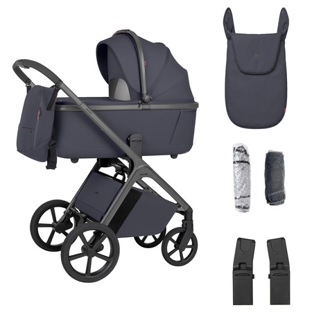 Carrello Vector CRL-6553 Plum Grey wózek 2w1 głęboko-spacerowy