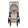 Cybex e-Priam 5.0 Chrome Brown Cozy Beige wózek 2w1 głęboko-spacerowy
