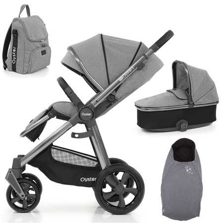 Oyster 3 Wózek 2w1 Moon z plecakiem i śpiworkiem