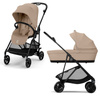 Cybex Melio 2025 Almond Beige zestaw 3w1 z fotelikiem Cybex Cloud G i-Size