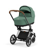 Cybex Priam 4.0 Chrome Brown Leaf Green wózek głęboki