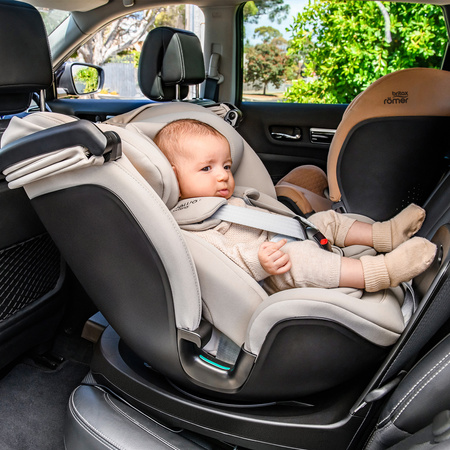 Britax Romer Swivel-Grow Max Air Linen Grey fotelik samochodowy 40 - 125 cm