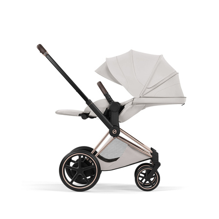 Cybex e-Priam 5.0 Rosegold City Grey wózek 2w1 głęboko-spacerowy