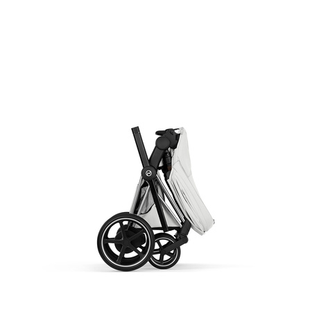 Cybex e-Priam 5.0 Chrome Brown Off White zestaw 3w1 z fotelikiem Cloud T i-Size