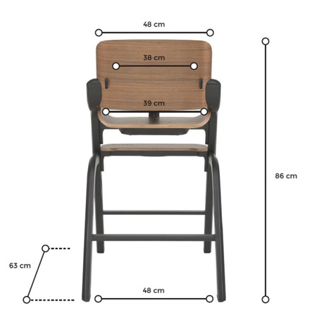 Espiro Pure White Krzesełko do karmienia