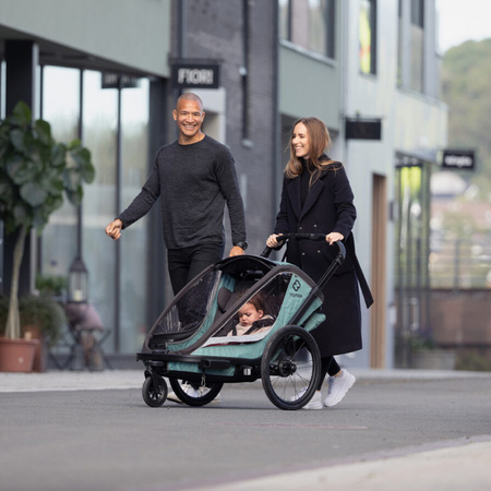 Hamax Cocoon One przyczepka rowerowa z zestawem do biegania