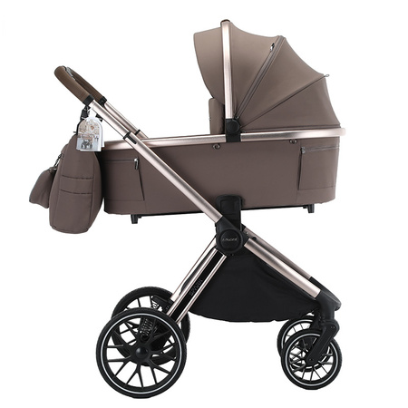 Adamex Spark Champagne Fango wózek 2w1 głęboko-spacerowy