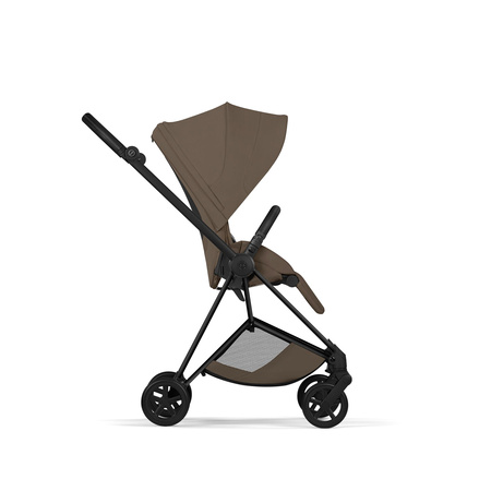 Cybex Mios 4.0 Style Matt Black Coconut Brown zestaw 3w1 z fotelikiem Cloud T i-Size
