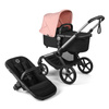 Bugaboo Fox 5 Renew Graphite/Black Haritage/Morning Pink wózek 2w1 głęboko-spacerowy