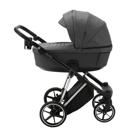 Adamex Belissa Special Edition Grafit wózek 2w1 głęboko-spacerowy