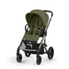 Cybex Balios S Lux 2.0 Moss Green zestaw 4w1 z fotelikiem Cloud G Plus i Bazą G