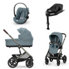 Cybex Talos S Lux Stormy Blue wózek 4w1 głęboko-spacerowy z fotelikam Cloud G Plus i bazą G