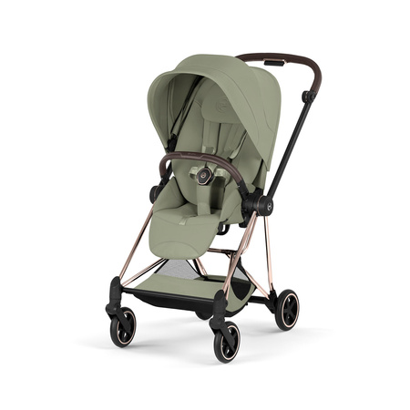 Cybex Mios 4.0 Style Rosegold Sage Green zestaw 3w1 z fotelikiem Cloud T i-Size
