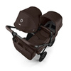 Bugaboo Donkey 6 Duo Black/Cocoa Brown wózek 2w1 dla dwójki dzieci w różnym wieku