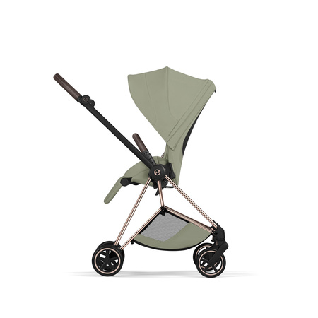 Cybex Mios 4.0 Style Rosegold Sage Green zestaw 3w1 z fotelikiem Cloud T i-Size