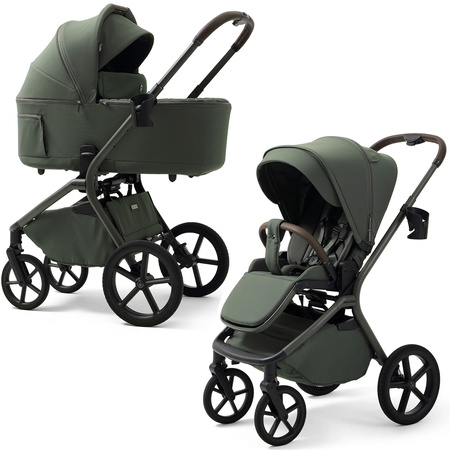 Future Calvio Shadow Pine wózek 4w1 z Maxi-Cosi Pebble Slide Pro i bazą