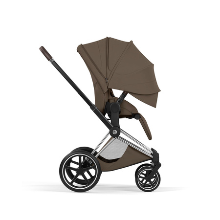 Cybex Priam 5.0 Chrome Brown Coconut Brown zestaw 3w1 z fotelikiem Cloud T i-Size