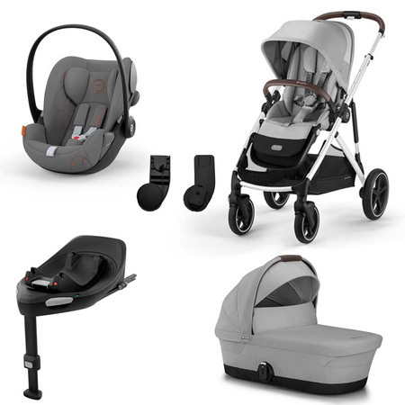 Cybex Gazelle S 4w1 Lava Grey z fotelikiem Cloud G i-Size i bazą G