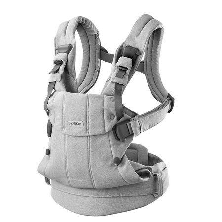 BabyBjorn nosidełko Harmony Woven Jasny Szary Melange