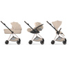 Cybex Mios 4.0 Style Rosegold Cozy Beige zestaw 3w1 z fotelikiem Cloud T i-Size