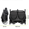 Baby Jogger City Tour 2 Double Pitch Black podwójny wózek spacerowy