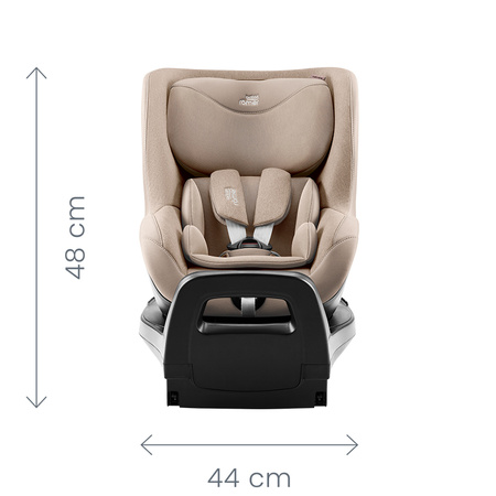 Britax Romer Dualfix Pro M Style Dusty Rose fotelik samochodowy 61- 105 cm