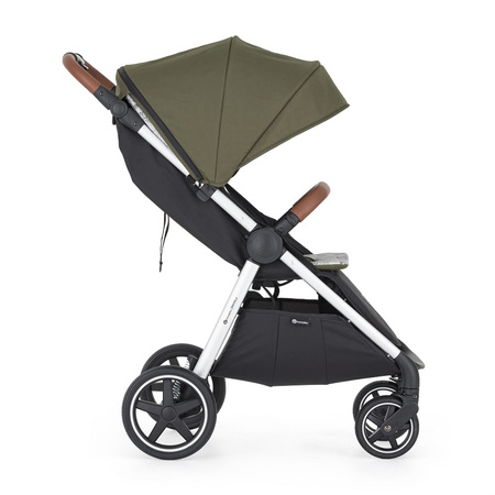 Petite&Mars Royal 3 Mature Olive stelaż Silver wózek spacerowy
