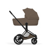 Cybex Priam 5.0 Matt Black Coconut Brown wózek 2w1 głęboko-spacerowy