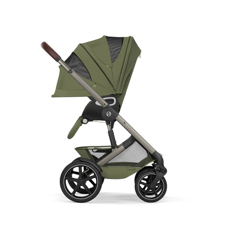 Cybex Talos S Lux 2026 ze składaną gondolą wózek 2w1 głęboko-spacerowy Moss Green