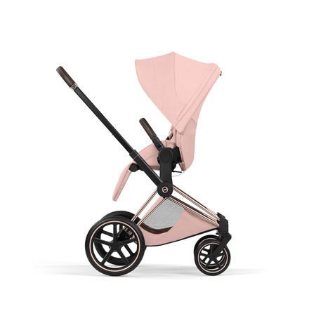 Cybex Priam 5.0 Rosegold Peach Pink zestaw 3w1 z fotelikiem Cloud T i-Size