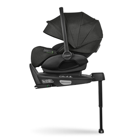 Bugaboo Otter Washed Black fotelik z Bazą 360 Isofix zestaw 0-13 kg