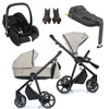Roan IVI 2.0 Sesame zestaw 4 w 1 z fotelikiem Maxi Cosi Cabriofix i bazą isofix