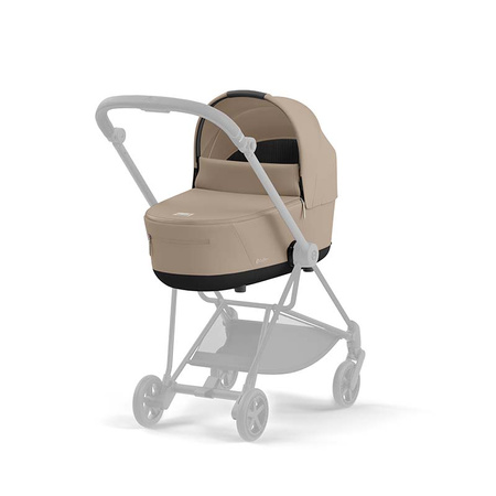 Cybex Mios Matt Black Cozy Beige wózek głęboki