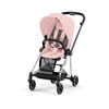 Cybex Mios Chrome Black Peach Pink wózek spacerowy